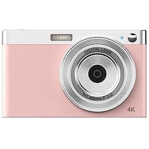 Micro SLR Camera 4K Video Draagbare Digitale Camera Retro VLOG Scherm Autofocus Selfie Camera(Color:Pink)