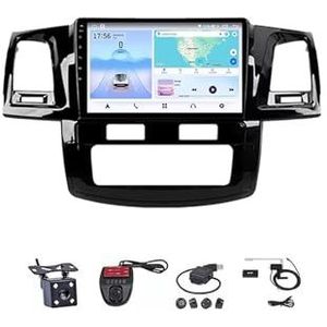 Android 13 Multimedia Speler Auto Radio GPS Navigatie Draadloze Carplay Auto Plug En Play Voor Toyota Fortuner Hilux Revo Vigo 2008-2014(4G+WIFI 2G+32G)