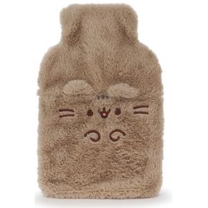 Pusheen Dames warmwaterkruik | Dames & Meisjes Bruin Harig Warmtekussen | Geïsoleerd pluche accessoire |Cadeau voor volwassenen en kinderen
