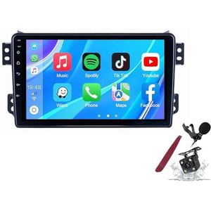 Android 14 Autoradio Sat Navi voor S-uzuki Ritz (2008-2012) 9 Inch Touchscreen Multimedia Speler met Draadloze Carplay GPS Navigatie FM RDS Bluetooth 5G-WiFi SWC DSP,M700s