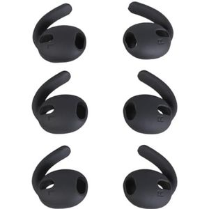 3 Pairs Zachte Siliconen Oor Covers Oor Haken Voor Buds Oordopjes Mouwen