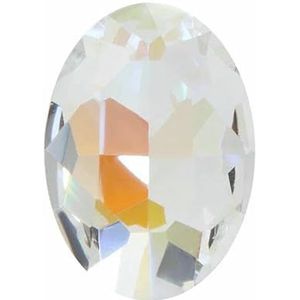 Ovale strass steentjes Piontback Nail Art strass steentjes K9 glas strass steentjes op kleding kristal kralen-kristal glinsterende-6x8mm 50 stuks