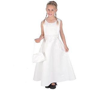 Cinda Satijnen heilige communiejurk bruidsmeisjesjurk met handtas
