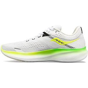 Saucony Ride 16 Hardloopschoenen voor heren, 75 White Slime, 40 EU