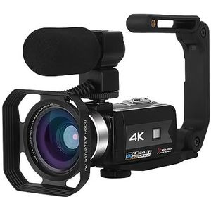 56MP Vlog Camcorder 4K Digitale Video Camera 'S For Live Stream WIFI Webcam 16X Zoom Nachtzicht Volledige UHD Recorde Heldere Gedetailleerde Beelden(128G SD Card,7)