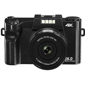 Autofocus Digitale Fotocamera For Fotografie 56MP 4K Vlog Camcorder 3 ""Scherm Wifi Webcam Videocamera HD camera (Color : No TF Card, Size : Only Camera)