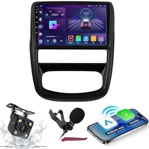 Android 14 Autoradio Navi voor R-enault Duster 2010-2015 9 ""Screenradio met draadloze carplay Android Auto GPS Navigatieondersteuning Bluetooth 5.0 HIFI FM 5G-WiFi SWC MIC-camera,M700s