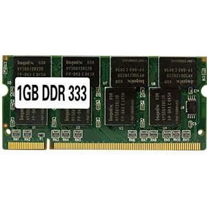 Szaerfa Laptop Geheugen Ram SO-DIMM PC2700 DDR 333 MHz 200PIN 1 GB / DDR1 DDR333 PC 2700333 MHz 200 PIN voor Notebook