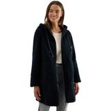 Cecil - Teddyjas - Blauw - Dames - Met Capuchon