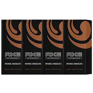 AXE Aftershave Dark Temptation 4 x 100 ml scheerwater voor heren, aftershave lotion balsem (4 producten)