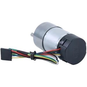 Encoder Hall 24 V 37 mm DC aandrijfmotor van metaal, instelbare snelheid, CW CCW, hoog koppel Micro JGB37-3530B (111RPM, 24V motor en beugel)