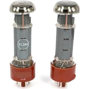 EL34-buis vervangt 6CA7 6P3P 6L6-vacuümbuis, nauwkeurig afgestemd op versterker (2 stuks)
