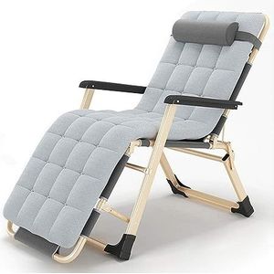 Ligstoel Tuinstoelen Fauteuil Kantoor Tuin Relaxer Stoel Verstelbare Rugleuning Vouwen Ergonomisch Ontworpen Zero Gravity Stoelen Liggend Strandstoel(B)