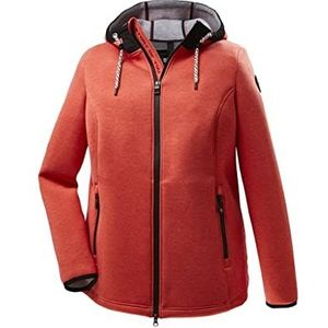 STOY Dames Scuba jas met capuchon - grote maten STS 1 WMN JCKT, rood, 50, 38098-000