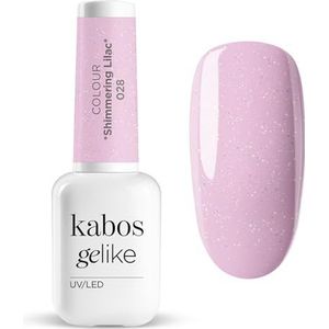 Kabos UV/LED Nagellak Hybride lak Gelike 028 Shimmering Lilac 8 ml