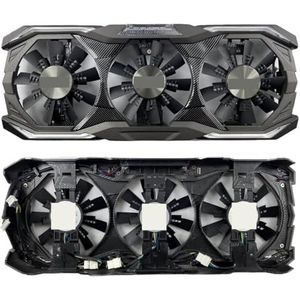 Voor ZOTAC voor GeForce GTX1070 1070ti 1080 AMP Extreme+ grafische kaart vervangend ventilatorpaneel met ventilatorset