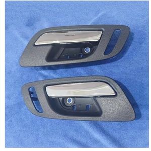 Binnendeurgreep Auto Voor GMC Voor Avalanche 2007-2014 Binnendeurgreep Rechts Of Links Zwart Ebbenhout Chroom Auto Binnen Deurgrepen(Front LH and RH 2pcs)