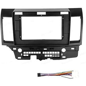 10.1 Inch Compatibel met Mitsubishi Fortis Lancer Face Frame 2010-2015 Autoradio GPS MP5 Android Stereo Speler 2 Din Head Unit Fascia Panel (met kabel)