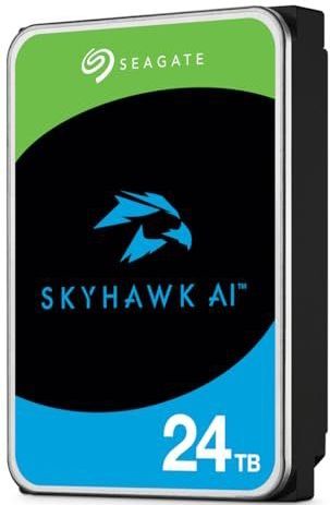 Seagate SkyHawk AI interne harde schijf 24 TB 7200 RPM 512 MB 3.5" SATA III