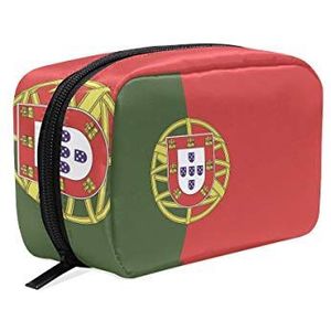 cosmetische tas Portugal Vlag make-up zip pouch