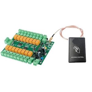 OPEUSLIEV Offline lift lift controller board IC 13,56 MHz vermijden softwareopslag slot access control board panel controller voor 16 CH(controller set)