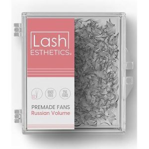 Lash Esthetics® D CURL Premium Premade Volume 3D-10D Fans | Pre Fanned Wimperverlenging | RUSSIAN VOLUME LASHES