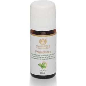 Maharishi Ayurveda ""Prandhara"" - Ayurvedische kruidenolie met munt | Ayurveda allrounderolie | ideaal voor dagelijks gebruik | ondersteunt bij algemene malaise | glazen flesjes van 10 ml