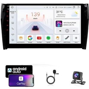 9 Inch Autoradio Compatibel voor Skoda Kodiag 2016-2017 met GPS Navigatie CarPlay Android Auto Acht-Core 4G Bluetooth WiFi MirrorLink Stuurwiel Afstandsbediening(T6 8 Core 4G+Wifi 8G+128G)