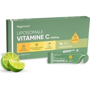 WeightWorld Liposomale Vitamine C zakjes - 1000 mg - Tot wel 30x betere opname - 14 suikervrije vloeibare zakjes