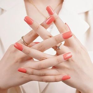 Zaubernägel4Home - UV-wraps, uv-nagelfolies, gel nail wraps, semi cured gel nagels (koraal)