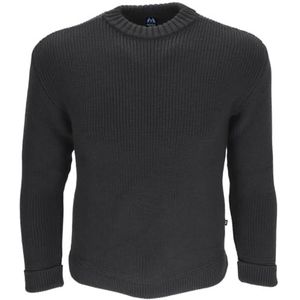 Blauer Peter - Schipperstrui met ronde hals - scheerwol - 9 kleuren, Kleur:Antraciet-mottled, Grootte:44