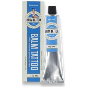 BALM TATTOO - Tattoo Cream - Balm Tattoo Original - Tattoo Aftercare - Rapid Absorption - Facilitates Tattoo Healing and Healing - Clear and Healthy Tattoos - 100 g