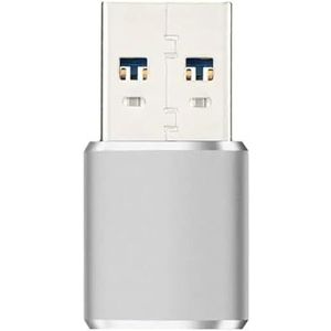 USB 3.0 USB-adapter MINI draagbare kaartlezer Micro SDXC USB3.0-kaartlezer voor tablets PC computer notebook laptop desktop (zilver)