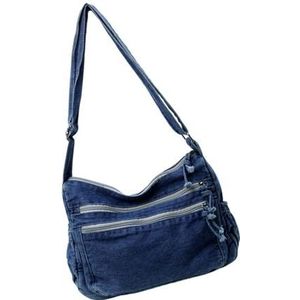 LHHMZ Denim hobo tassen voor dames, retro jeans, schoudertas