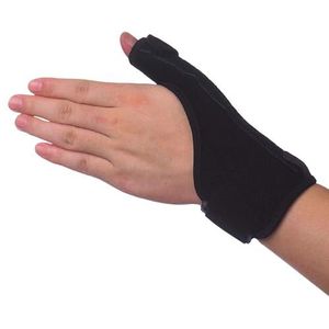 VITTO Omkeerbare duimspalk steunbeugel/spica voor linker- en rechterhand met polssteun - (Lite, Medium-Zwart)