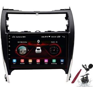Android 15 Autoradio voor T-oyota Camry (2012-2014) 9 inch 2K touchscreen 2000 * 1200 Android hoofdunit multimediaspeler met Carplay, GPS-navigatie, BT, 5G WiFi, DSP, SWC,K1 pro