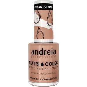 Andreia Professional NutriColor - Ademend Vegan Nagellak - NC8 Naakt 10.5ml