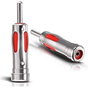 Eightwood DAB Antenne Adapter Din Male naar ISO Female Adapter 2st voor FM Antenne DAB Auto Antenne Radio DAB Antenne AM/FM Antenne DAB Radio Handfunk DAB Autoradio Antenne