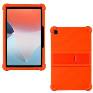 Case Compatibel Met TCL TAB 10L 10.1 inch 8491 Shell Schokbestendig Kinderen Veilig Silicon Cover for TCL Tab10 FHD /Tab10 9460G(Color:Orange,Size:For TCL TAB 10L 8491)
