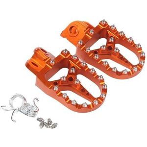 voetsteunen motorfiets Motorfiets Voetsteun Voor 701 Enduro Voor 701 Supermoto Super Moto Voetsteunen Voetsteunen Rust Voetpedalen Onderdelen Motorfiets Voetsteun(Oranje)