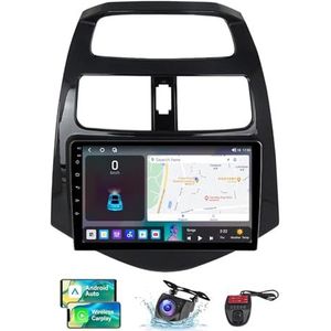 Android 13 GPS-Autoradio voor Chevrolet Spark M300 2009-2016 9 inch Touchscreen met BT 5.0/SWC/FM RDS DAB+ Radio/Carplay Android Auto/DSP Video Stereo Speler + DVR Achtercamera(NF-7)