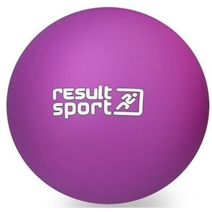ResultSport Lacrosse-massagebal voor herstel van plantaire fasciitis, triggerpointmassage, myofasische verlichting van diep weefsel (paars)