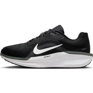Nike AIR Winflo 11 Hardloopschoen voor heren, zwart/wit-antraciet-cool grijs, 47,5 EU, Zwart Wit Antraciet Cool Grey, 47.5 EU