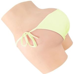 Adima Transgender Siliconen Shaper Slipje Realistische Vagina Nep Butt Lifter Panty voor Crossdressers, Ladyboy Cosplay,Brown(basics)