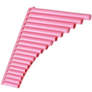 Roze Panfluit 18-pijps Voor Beginners En Professionals Die Etnische Blaasinstrumenten Bespelen 18-pijps Speciaal Voor Beginners