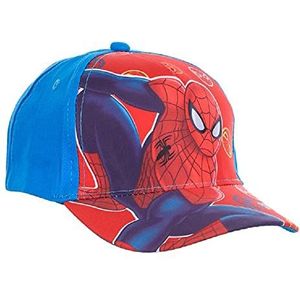 Marvel Disney officiële Spiderman baseballpet voor kinderen, jongens, leeftijd 2 tot 6 jaar, Spiderman Blauw, 5-9 Jaar