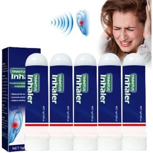 Echo Ease Tinnitus Inhaler - Tinnitus Relief Sticks for Ringing Ears, Tinnitus Relief Nasal Inhalers, Calming Relaxing Reduced Ringing, Herbal Tinnitus Relief Sticks for Relieve Ear Discomfort (5PCS)