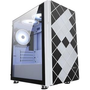 Mid-Tower Micro-ATX, Mini-ITX Computerbehuizing, Gehard Glazen Paneel, Verticale GPU-beugel Ondersteunt Waterkoeling