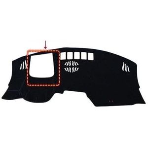 Auto Dashboard-afdekmat Voor Mazda 6 GL Voor Atenza 2018-2023 Auto Dashboardhoes Dashboardmat Zonnescherm Antislipmat Accessoires Dashboard Light Proof Pad(LHD With HUDBlack)