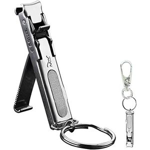 5 Pcs Opvouwbare nagelknipper - Manicure nagelknipper voor dikke nagels - Opvouwbare nagelknippers met nagelvijlen, kleine en dunne draagbare nagelschaartje voor op reis Manicuregereedschap Abbto